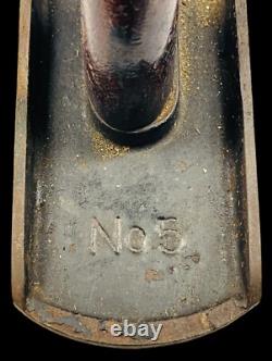 Old Antique Vintage Stanley Bailey No. 5 Wood Working Plane Nice Condition