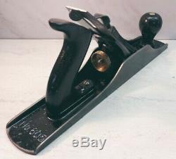 Old Stanley Bedrock No. 605 Smooth Sole Jack Plane USA woodworking hand tool