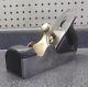 Old Vtg Spiers Ayr Smoothin Plane with Stanley iron woodworking tool UK