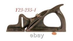 Old antique PATENTED METALLIC TATEM RABBET woodworking carpenter plane tool