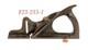 Old antique PATENTED METALLIC TATEM RABBET woodworking carpenter plane tool