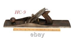 Old corrugated SIEGLEY NO 8 carpenter woodworking plane 18 inch