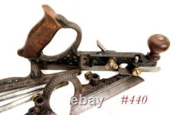 Older NON NOTCHED STANLEY TOOLS 45 plow combination woodworking plane