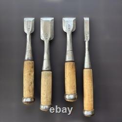 Ouchi Chisels 4pc Nomi Set Carpentry Tools Hand Tools for Woodworking