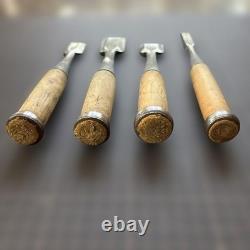 Ouchi Chisels 4pc Nomi Set Carpentry Tools Hand Tools for Woodworking