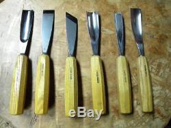 PFEIL Swiss Made Large Carving Tools unused Professional Set of 6 Tools