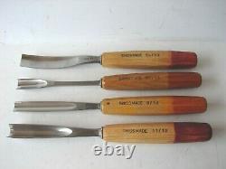 PFEIL Wood Carving Tools Professional Set of 10 Tools, 7 Used and 3 New