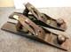 Pair Stanley No 6 and Unmarked Similar Old SMOOTHING PLANE Barn Attic Antique OS