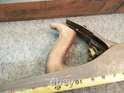 Pair Stanley No 6 and Unmarked Similar Old SMOOTHING PLANE Barn Attic Antique OS