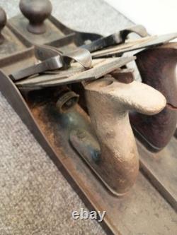 Pair Stanley No 6 and Unmarked Similar Old SMOOTHING PLANE Barn Attic Antique OS