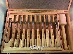 Pfeil Swiss Made Wood Carving Tools Set of 21 In Wood case