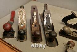 Plane #345 & Stanley No 82 scraper Union 41 collectible woodworking tool lot