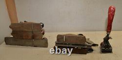 Plane #345 & Stanley No 82 scraper Union 41 collectible woodworking tool lot