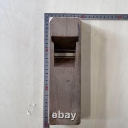 Plane Kanna Japanese Woodworking Tool Used Brass Filled Marutomi Sign Japanese