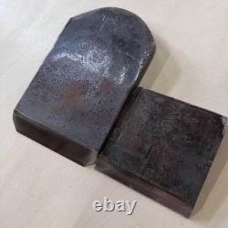 Plane Kanna Japanese Woodworking Tool Used Brass Filled Marutomi Sign Japanese