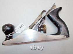 Plane, STANLEY No. 3 Type 19 Woodworkers Vintage Clean Corrugated Wood Plane USA