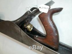 Plane, Vintage STANLEY Type 6, No. 7 Woodworkers Wood Plane, Pat'd 1884, USA