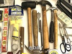 Plumber, Electrician, Tiling, Woodwork, General Tools, Vintage Tool Box Lot 50+