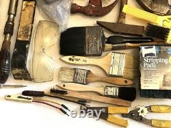 Plumber, Electrician, Tiling, Woodwork, General Tools, Vintage Tool Box Lot 50+