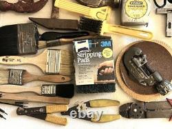 Plumber, Electrician, Tiling, Woodwork, General Tools, Vintage Tool Box Lot 50+