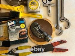 Plumber, Electrician, Tiling, Woodwork, General Tools, Vintage Tool Box Lot 50+