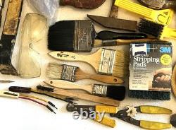 Plumber, Electrician, Tiling, Woodwork, General Tools, Vintage Tool Box Lot 50+