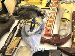 Plumber, Electrician, Tiling, Woodwork, General Tools, Vintage Tool Box Lot 50+