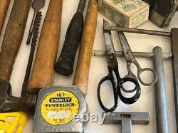 Plumber, Electrician, Tiling, Woodwork, General Tools, Vintage Tool Box Lot 50+