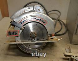 Porter Cable Rockwell 346 circular saw & case vintage woodworking tool S4