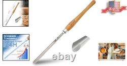 Precision 5/8 Inch Bowl Gouge with Beech Wood Handle & HSS Blade Ready to Use