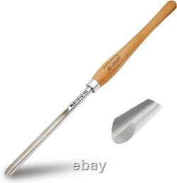 Precision 5/8 Inch Bowl Gouge with Beech Wood Handle & HSS Blade Ready to Use