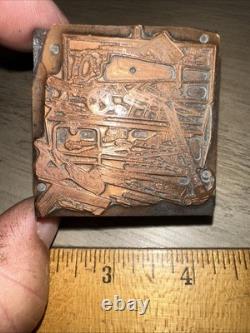 Printing Letterpress Print Block (Carpenters Toolbox) Woodworking Tools