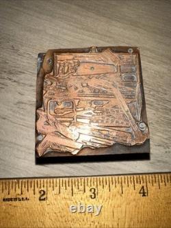 Printing Letterpress Print Block (Carpenters Toolbox) Woodworking Tools