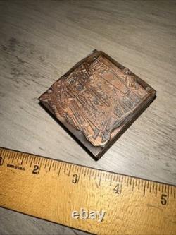 Printing Letterpress Print Block (Carpenters Toolbox) Woodworking Tools