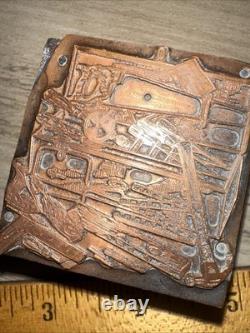 Printing Letterpress Print Block (Carpenters Toolbox) Woodworking Tools