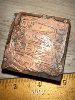 Printing Letterpress Print Block (Carpenters Toolbox) Woodworking Tools