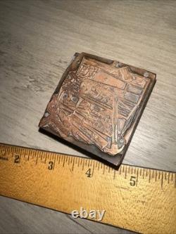 Printing Letterpress Print Block (Carpenters Toolbox) Woodworking Tools