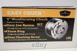 Pristine Easy Wood Tools 4 Easy Chuck. 1 x 8 tpi for Delta Wood Lathe