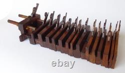 Quantity (14) of Moulding Planes Mostly Greenslade, with Moseley Plough