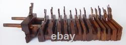 Quantity (14) of Moulding Planes Mostly Greenslade, with Moseley Plough