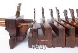 Quantity (14) of Moulding Planes Mostly Greenslade, with Moseley Plough