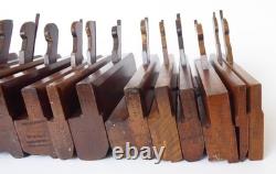 Quantity (14) of Moulding Planes Mostly Greenslade, with Moseley Plough