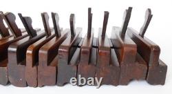 Quantity (14) of Moulding Planes Mostly Greenslade, with Moseley Plough