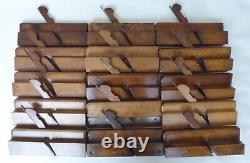 Quantity (16) of Moulding Planes Varvill, Moseley, Hields, Atkins, S&J