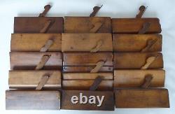 Quantity (16) of Moulding Planes Varvill, Moseley, Hields, Atkins, S&J