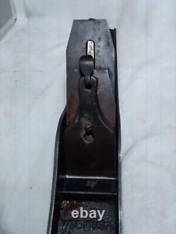 RARE 22 STANLEY BAILEY #7 Carpenters Hand Plane Joiner Woodworking Tool WORKS