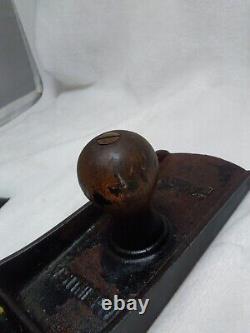 RARE 22 STANLEY BAILEY #7 Carpenters Hand Plane Joiner Woodworking Tool WORKS