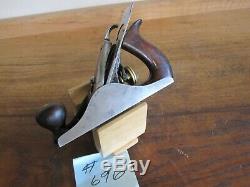 RARE Antique Vintage Stanley No 2 TYPE 2 (1869-72) Pre-Lateral Woodworking Plane