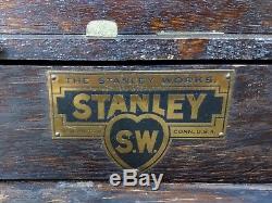 RARE STANLEY NO. 850 SWEETHEART WOODWORKING TOOL CHEST CIRCA EARLY1920's