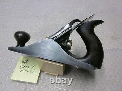 RARE Vintage Antique TYPE 3 Stanley No 4 (1872-73) Pre-Lateral Woodworking Plane